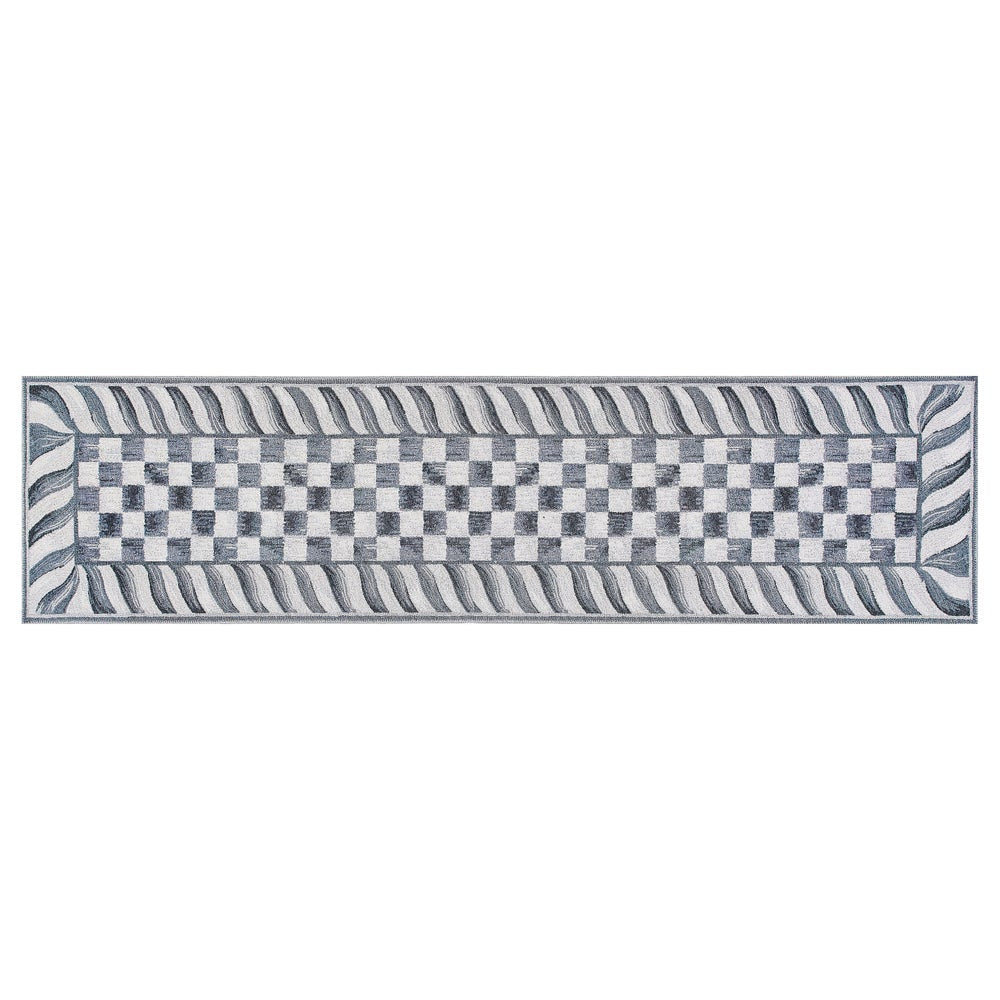 Mackenzie-chilllds Sterling Check Washable Rug