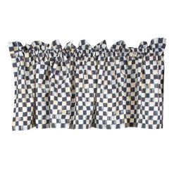 Alternative view of Check Rod Pocket Cafe Valance