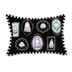 MACKENZIE-CHILDS Mackenzie-chilllds Ghost Family Portraits Lumbar Throw Pillow