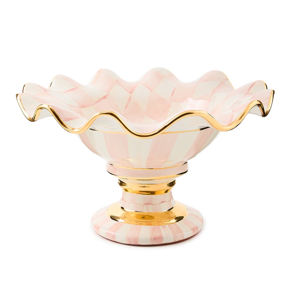 Check Ceramic Compote - Image 5