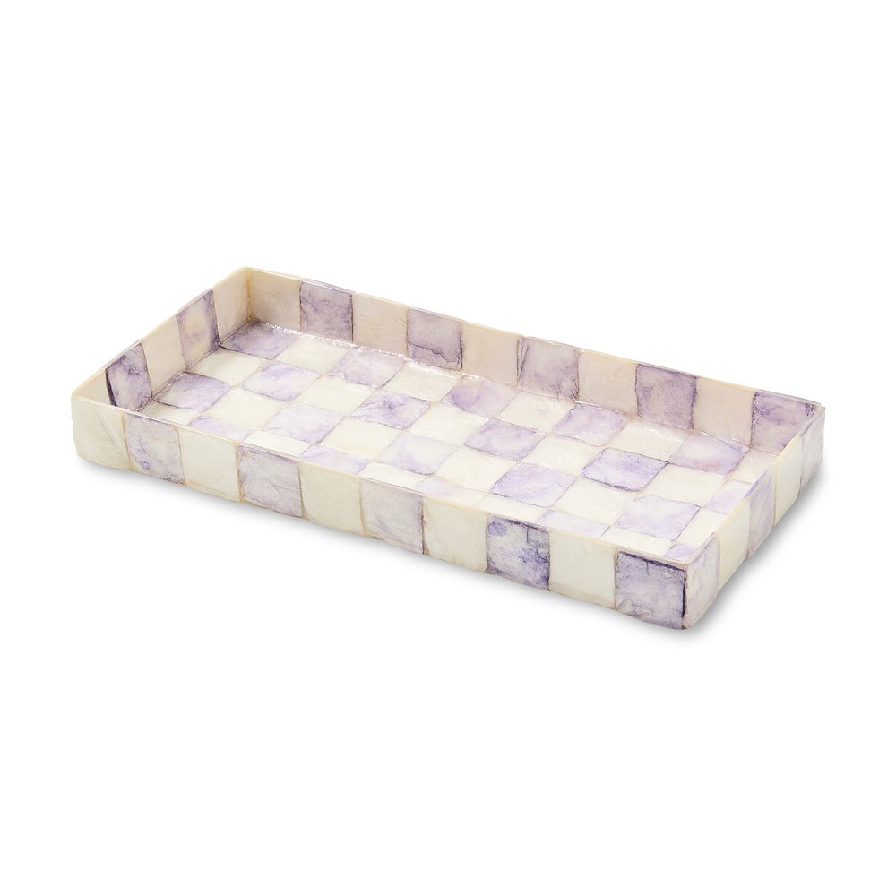 Mackenzie-chilllds Violet Check Mackenzie-chilllds Capiz Bath Collection - Image 4